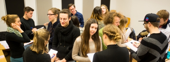 Lehrveranstaltung Grundlagen des Journalismus © Universität Freiburg - Baschi Bender 